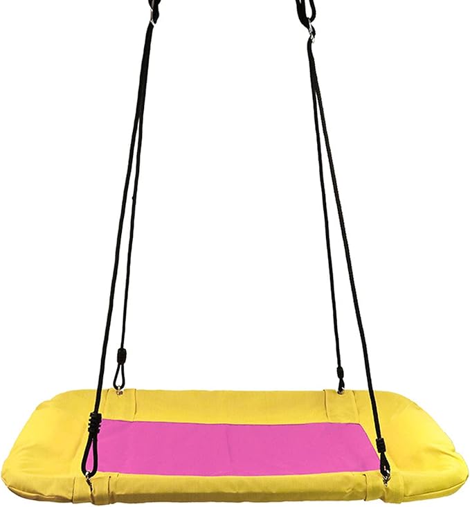 Εξωτερική πλατφόρμα Swing Seat Square Swing Swing για υπαίθρια αυλή κήπου κρέμονται καρέκλα εύκολη εγκατάσταση 300kg χωρητικότητα βάρους